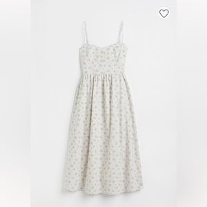 H&M linen floral dress